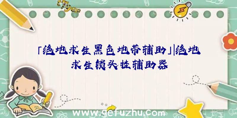 「绝地求生黑色地带辅助」|绝地求生锁头挂辅助器